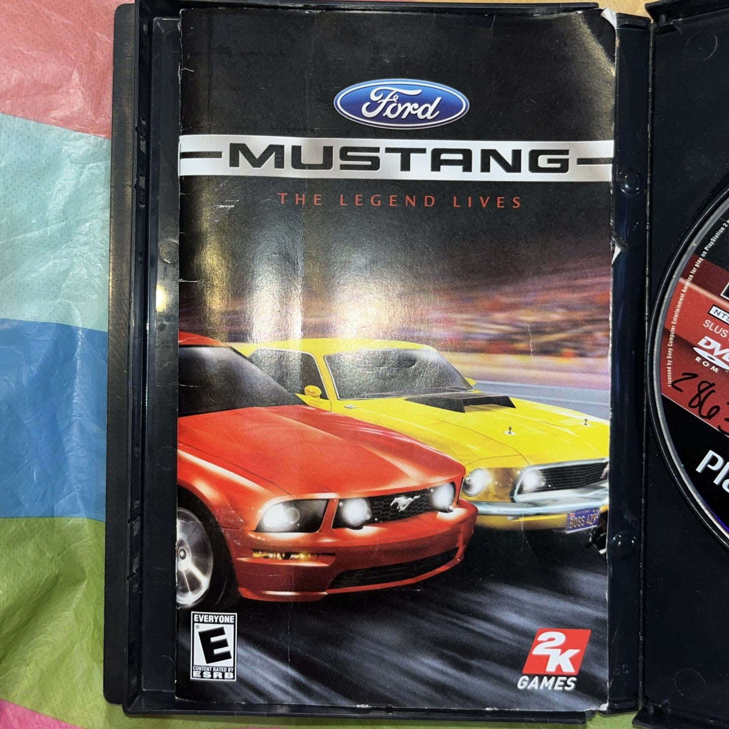 Ford Mustang: The Legend Lives (PS2) Tested. Manual. Rental Case