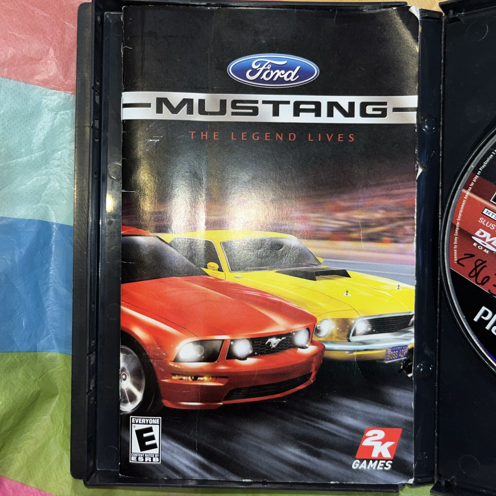 Ford Mustang: The Legend Lives (PS2) Tested. Manual. Rental Case