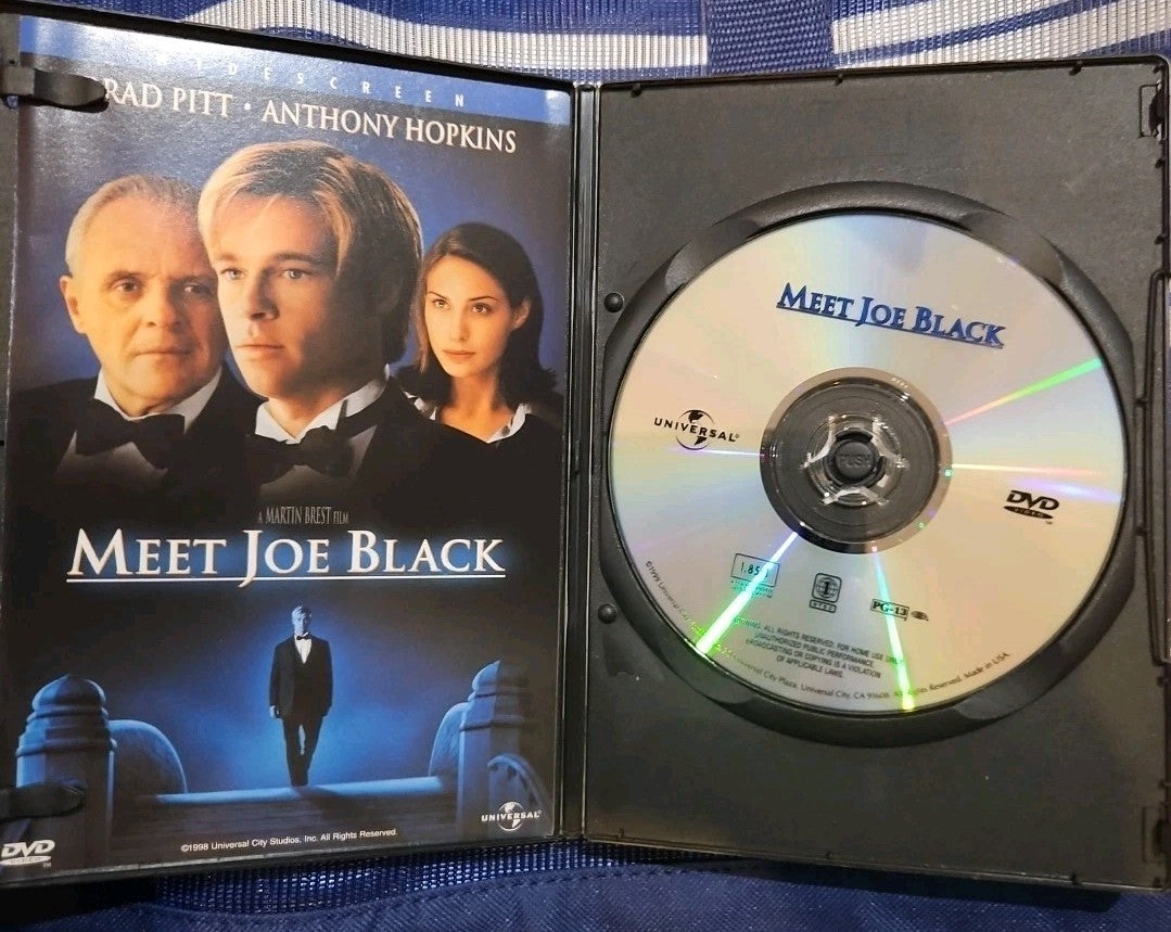 Meet Joe Black (DVD, 1998) Slimcase. Cropped Artwork. Tested