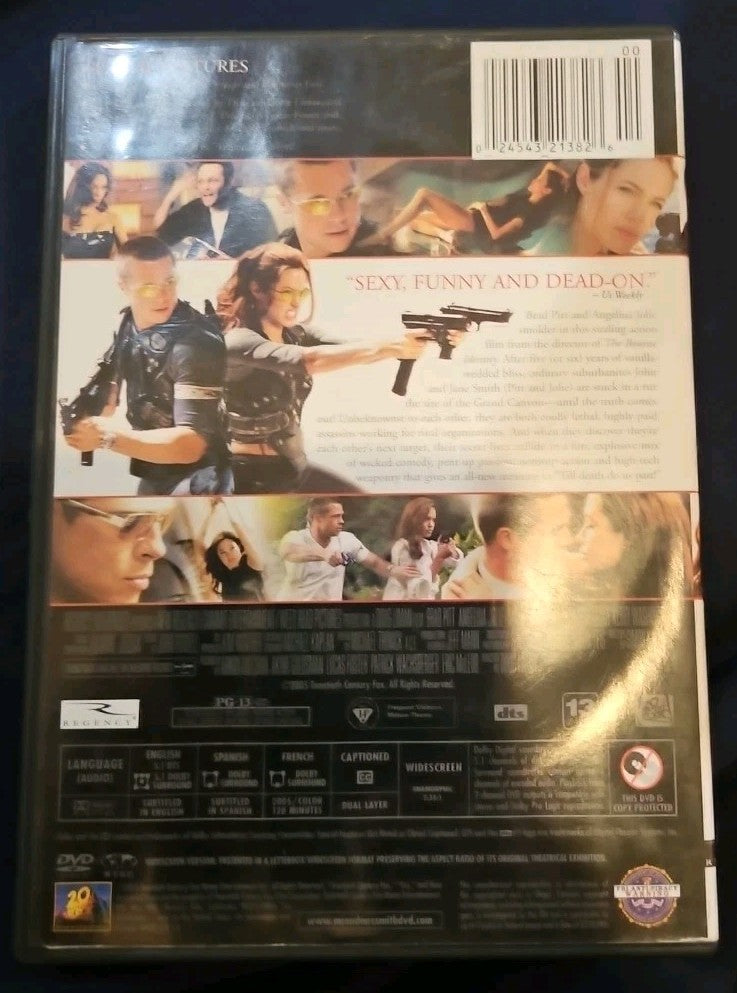 Mr. and Mrs. Smith (DVD, 2005) New Sealed