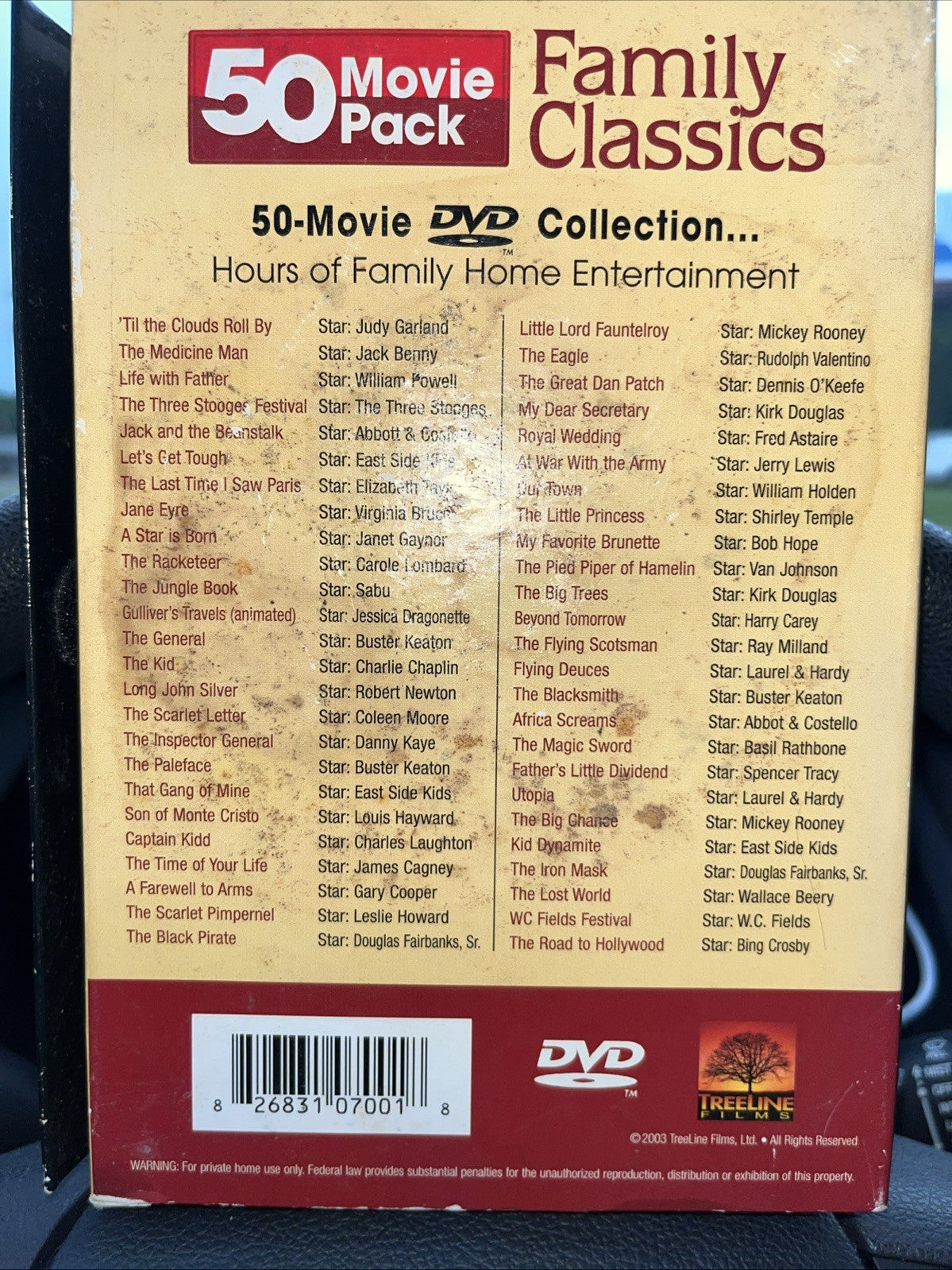 Family Classics 50 Movie Pack (DVD, 2004, 12-Disc Set)