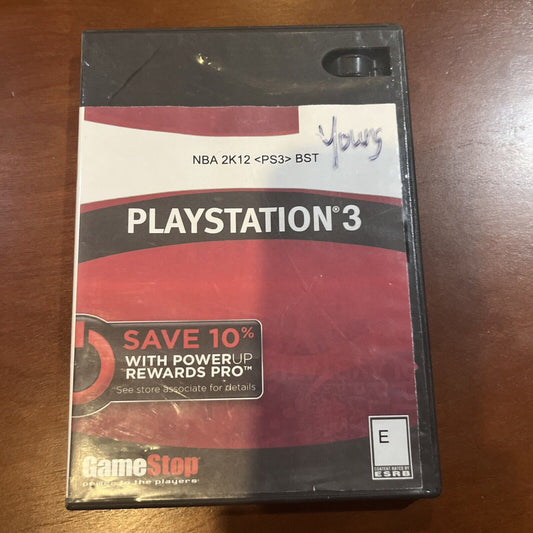 NBA 2K12 (Sony PlayStation 3, 2011) No Artwork. Tested.