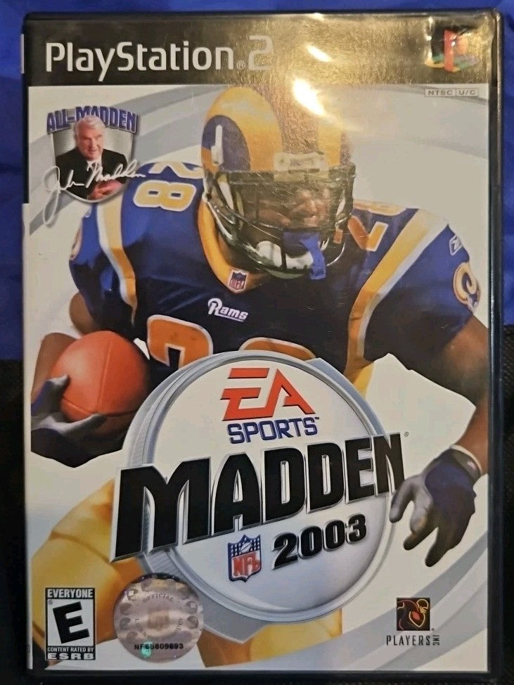 Madden NFL 2003 (Sony PlayStation 2, 2002) Tested. CIB. Original Case