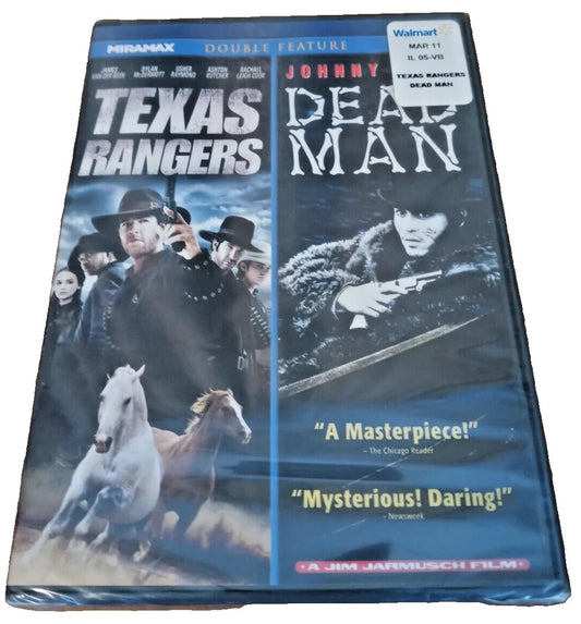 Miramax Double Feature 2011 DVD Set Texas Rangers & Dead Man Factory Sealed