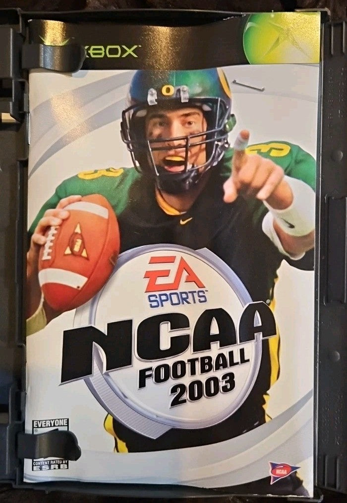 NCAA Football 2003 (Xbox) Tested. No Scratches. New Case. Former Rental