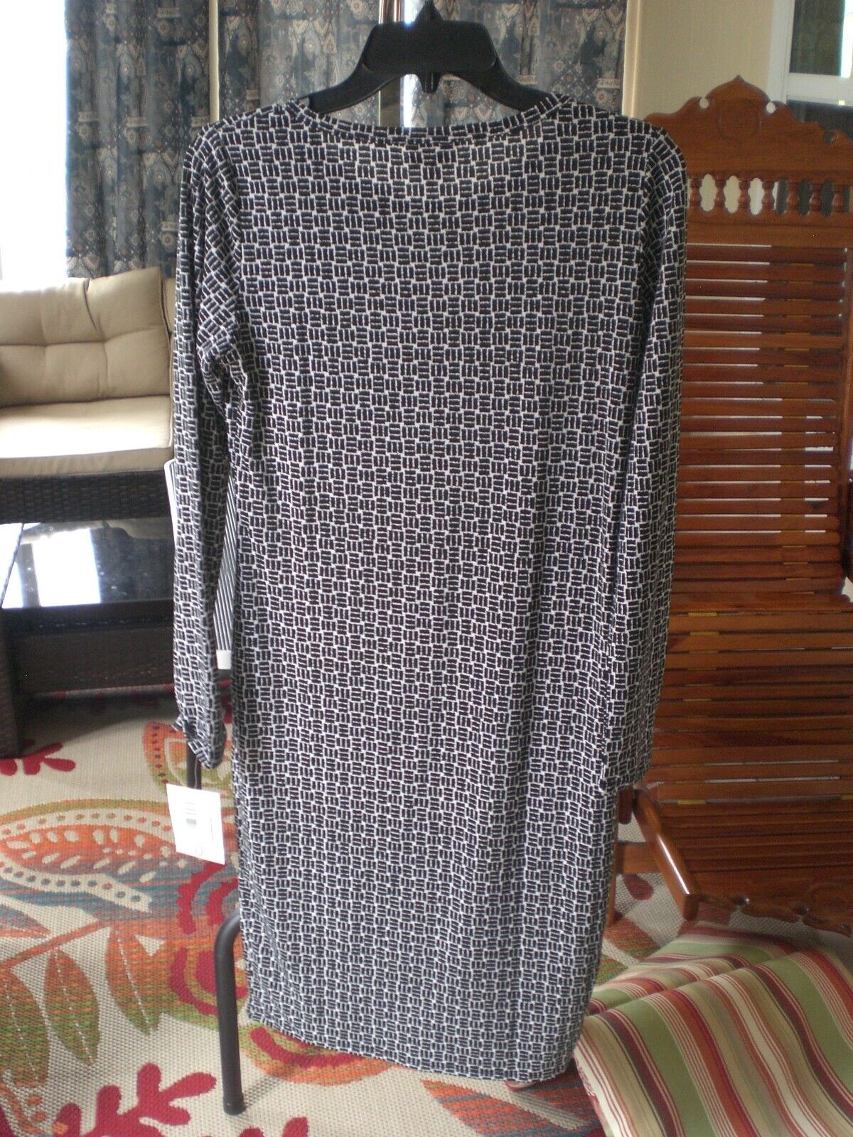 NWT LuLaRoe Black White Debbie Dress SMALL