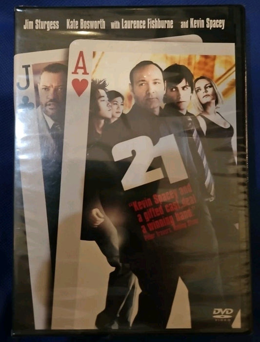 21 (DVD, 2008) New. No Digital Download