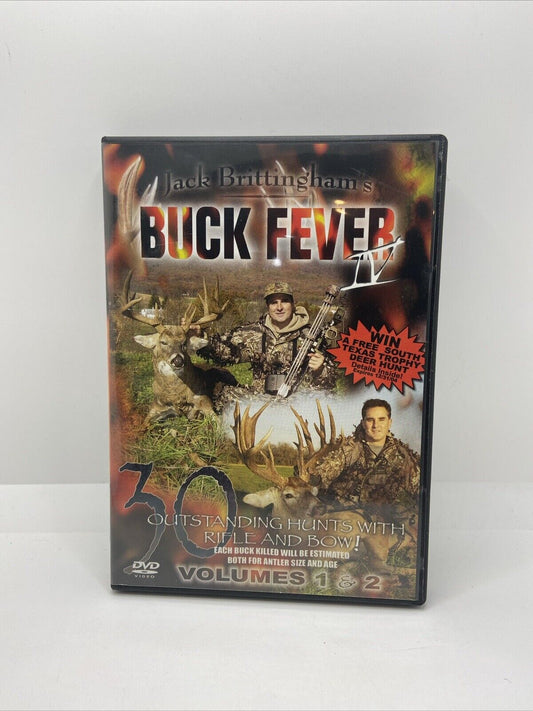 Jack Brittingham's Buck Fever IV: Volumes 1 & 2 DVD Hunting Outdoors Rifle Bow