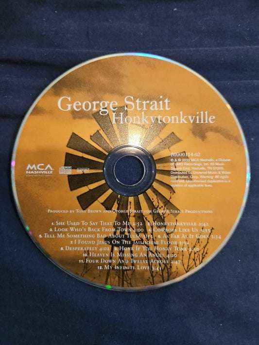 George Strait Honkytonkville (CD) Disc Only