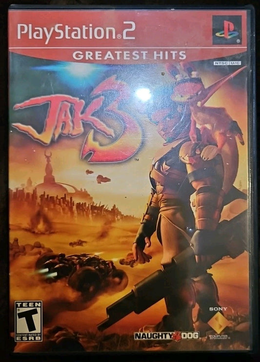 Jak 3 III (Playstation 2 PS2) No Game.  Case + Manual Only.