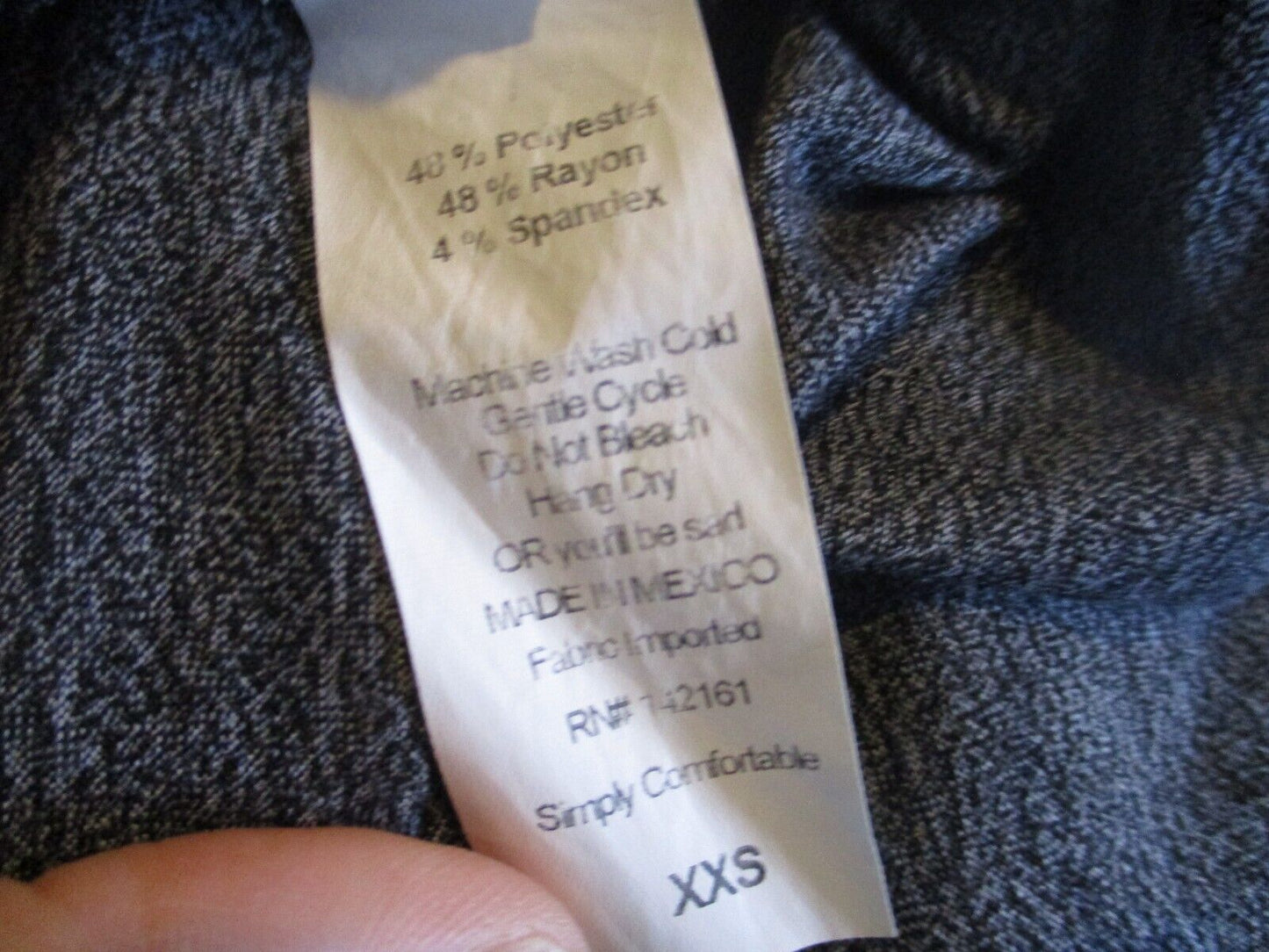 LuLaRoe Irma Heathered Gray Tunic XXS NWOT