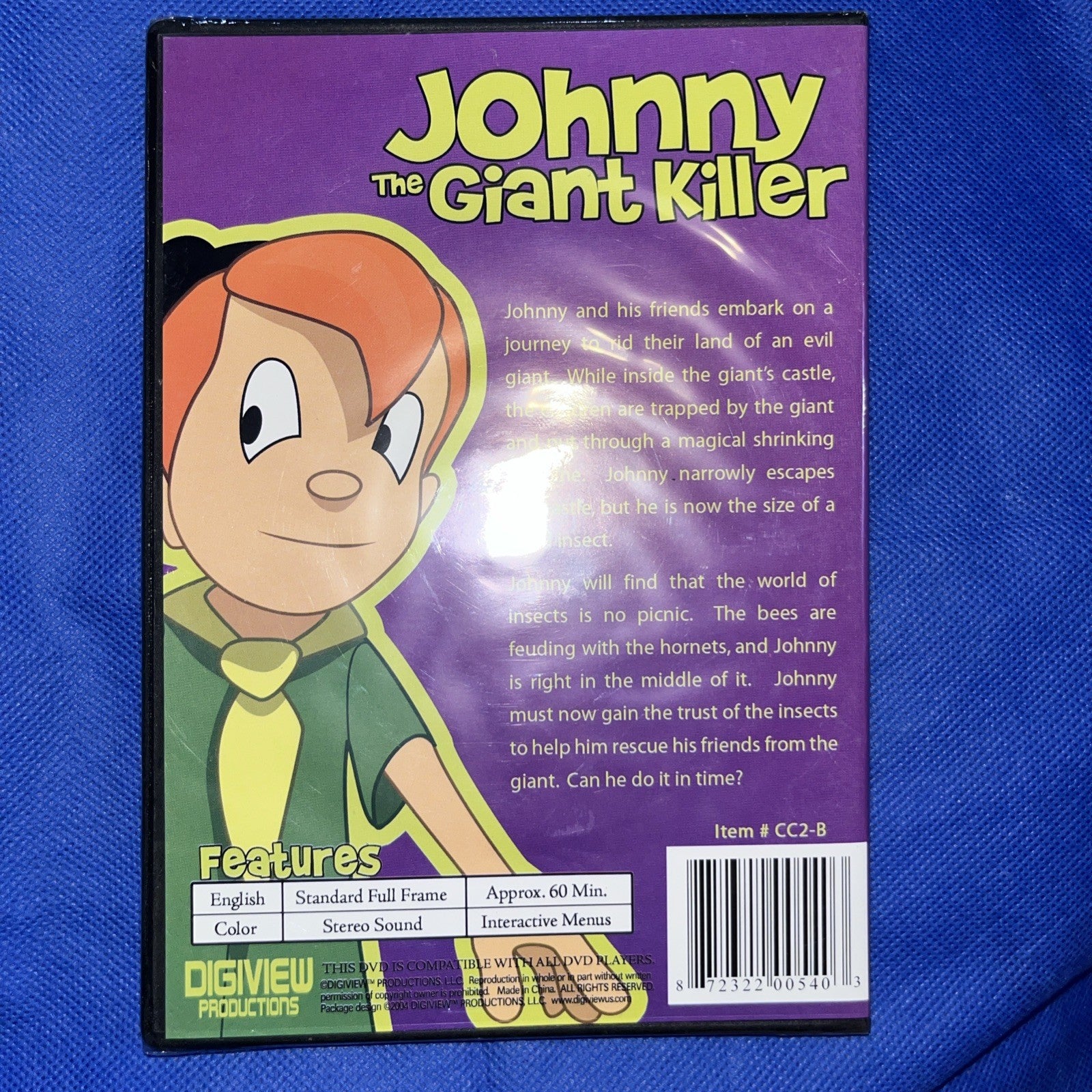 Johnny the Giant Killer (DVD, 2006) Sealed