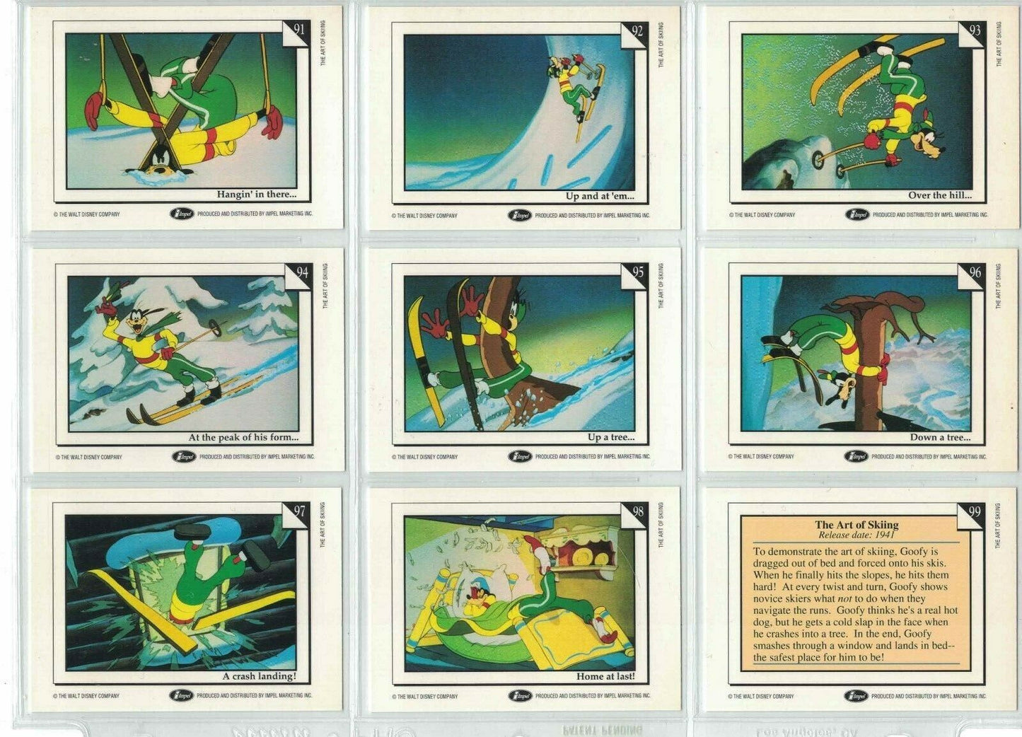 Disney Comics / Cards Drop Down