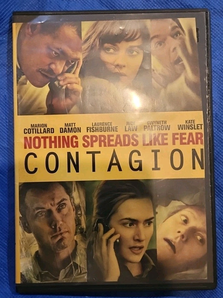 Contagion (DVD, 2011) Slimcase. Artwork Cropped. Tested