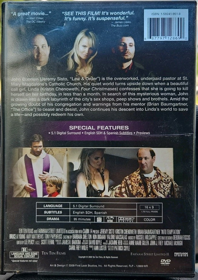 Into Temptation (DVD, 2009) New Sealed