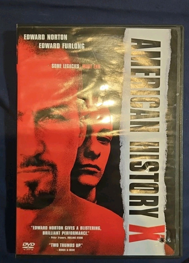 American History X (DVD, 1998) Moisture Damaged Insert. Tested