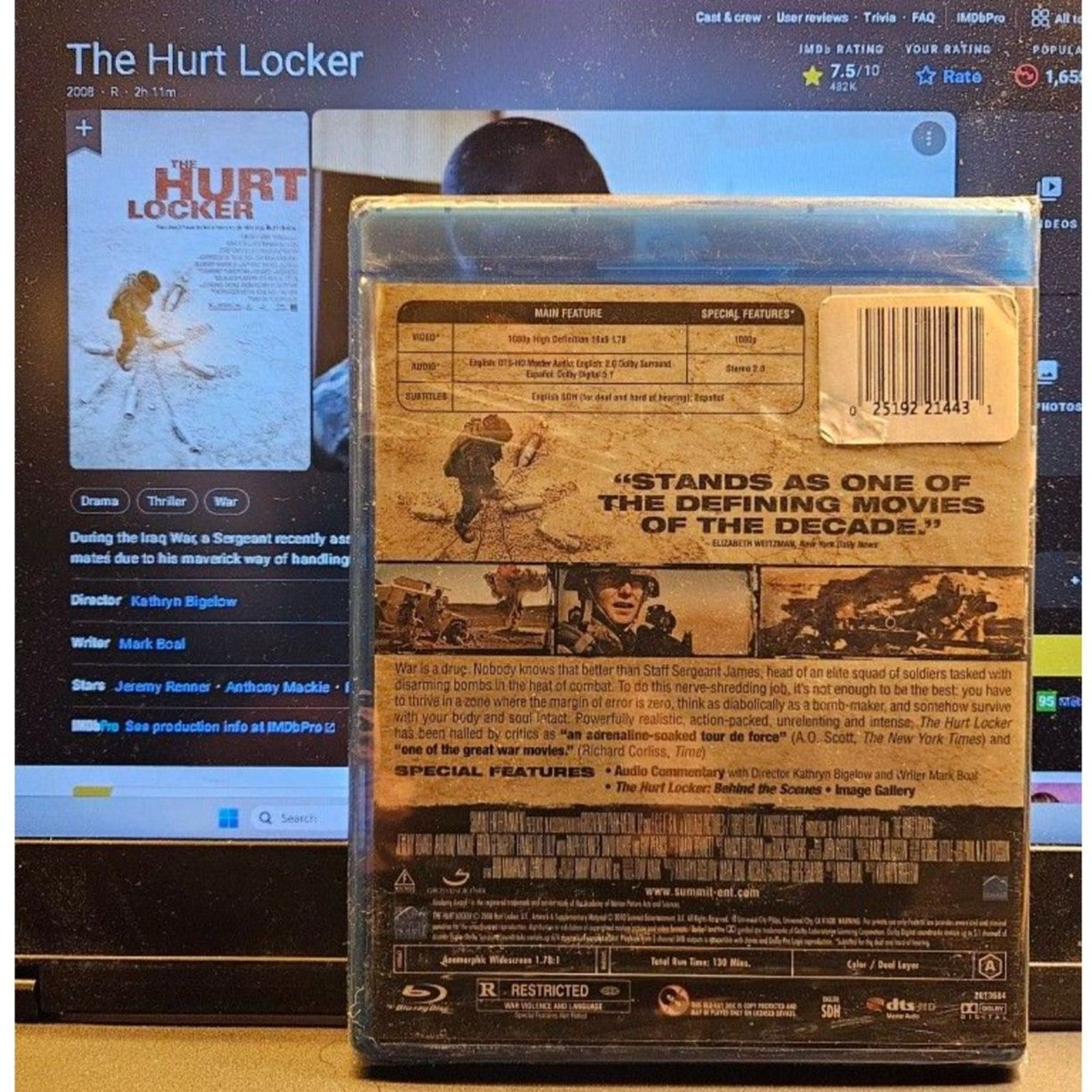 The Hurt Locker (Bluray) Factory Sealed