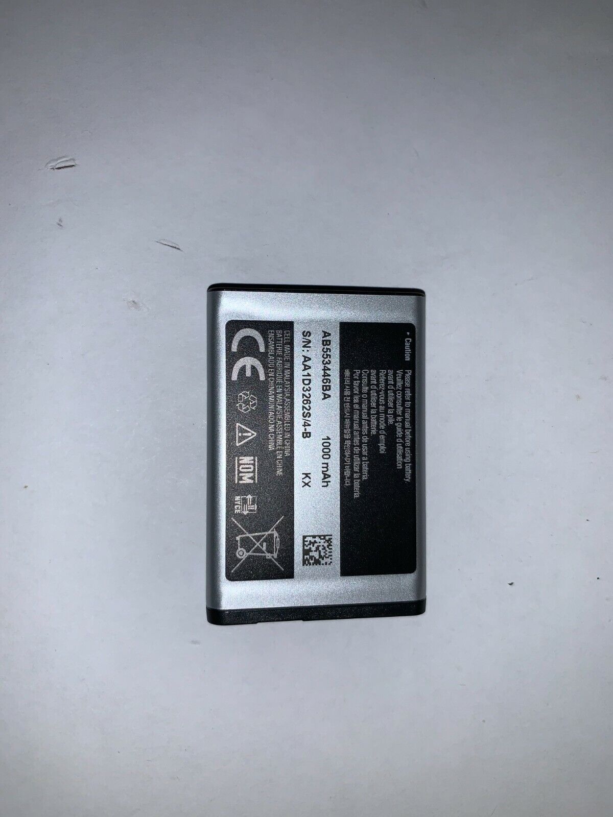  Samsung SGH-S125G - Black On Silver (TracFone) !!FOR PARTS ONLY!!