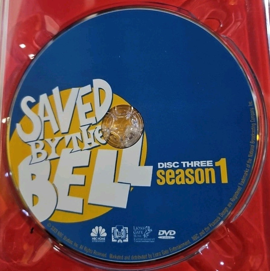 Saved By the Bell - Seasons 1  2 (DVD, 5-Disc Set) Tested. No Scratches