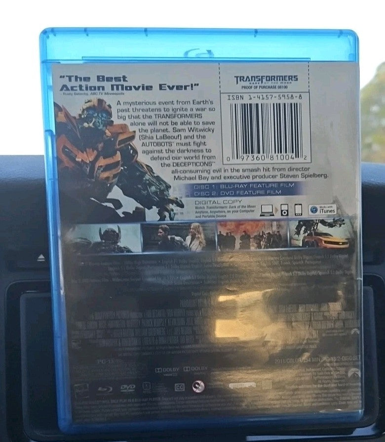 Transformers Dark of the moon blu-ray + DVD.  brand new sealed. No digital Copy
