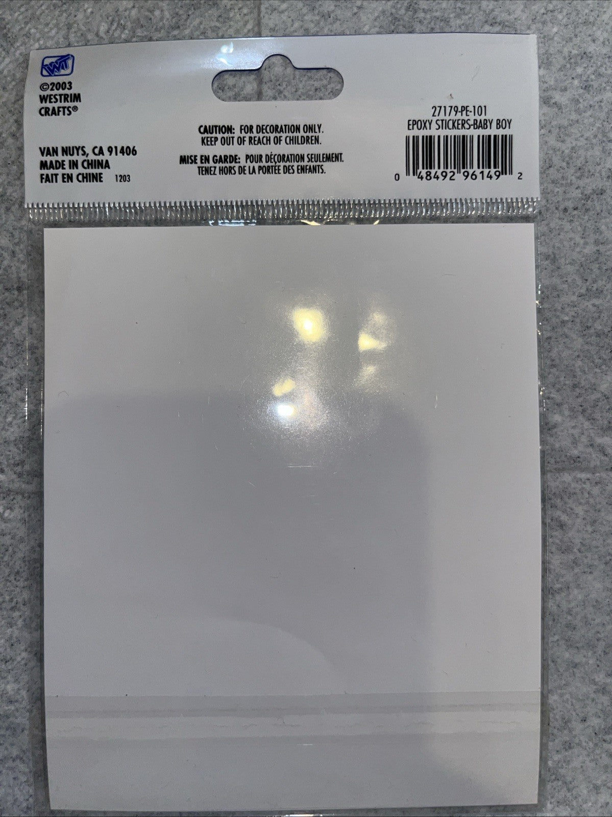 BABY BOY Bottle Rattle Pacifier Toy Car Paper Bliss Epoxy Frame Tags Stickers