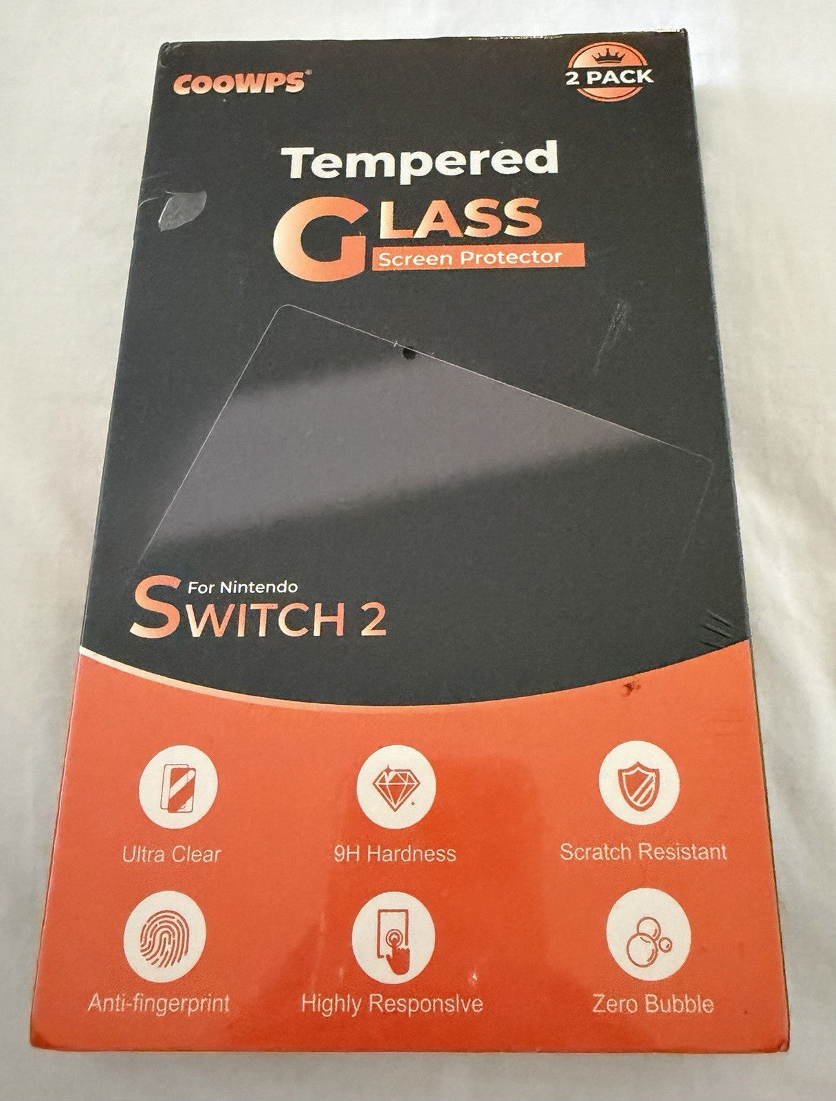 Screen Protector - Nintendo Switch 2 Ultra HD Tempered Glass Alignment Frame 2Pk