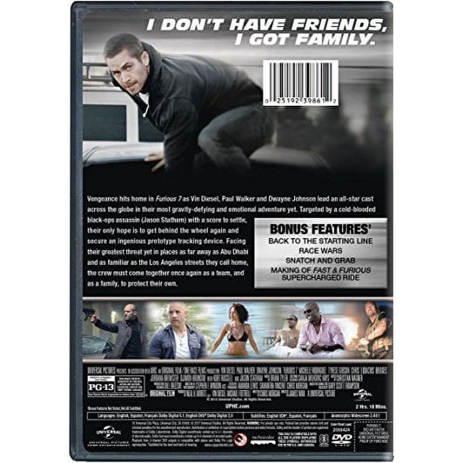 Furious 7 (DVD) Brand New