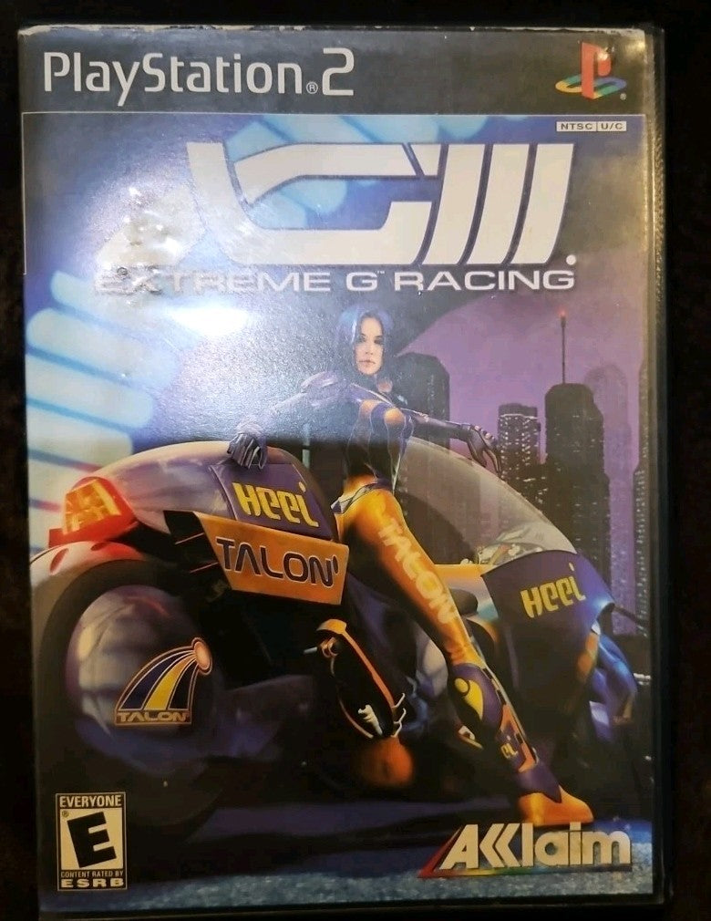 XGIII: Extreme G Racing (PS2) No Game. Case + Artwork + Manual ONLY