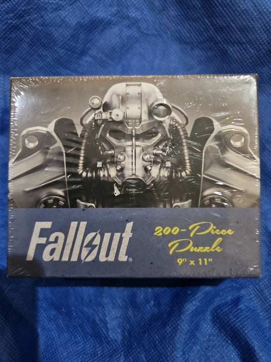 Fallout 200 Piece Puzzle Jigsaw 9" X 11" Bethesda USAopoly T-60 Armor Sealed