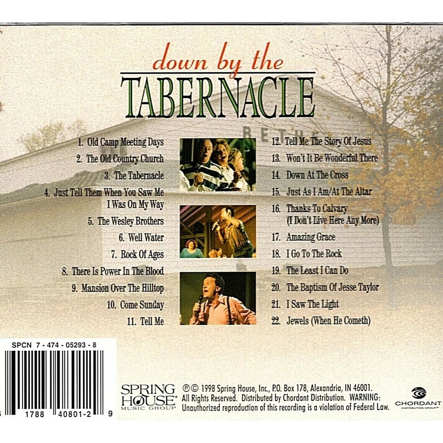 Gaither Gospel Series "Down by the Tabernacle" (DVD)