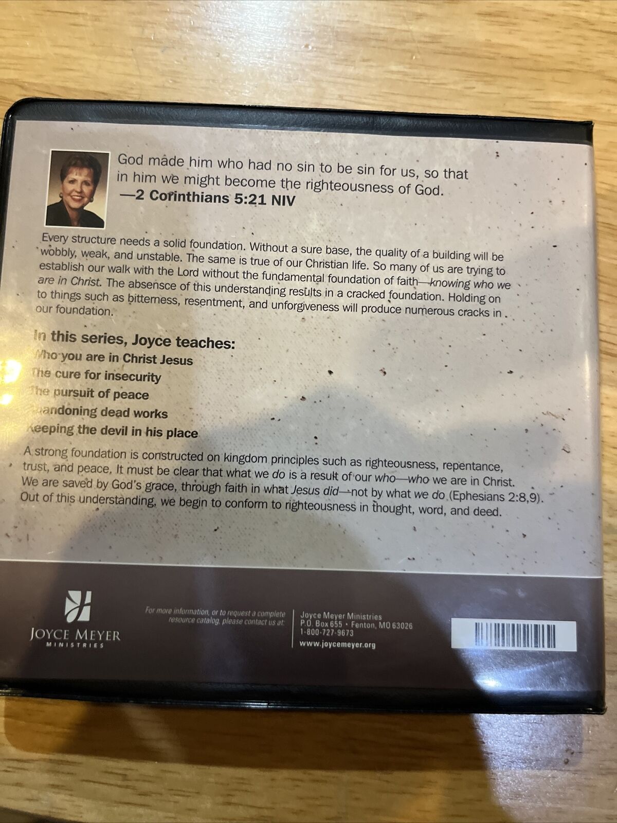Do You Have A Crack In Your Foundation? - Joyce Meyer - 6 CD Set