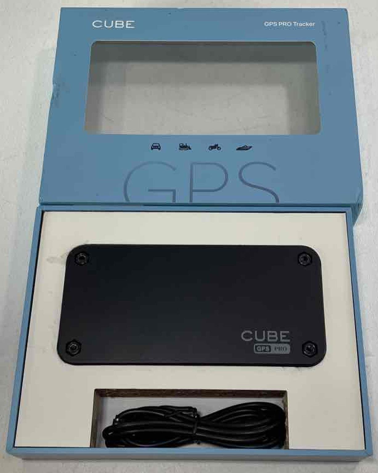 Cube GPS Pro Magnetic Tracker Real-Time Location  Subscription Required – Used