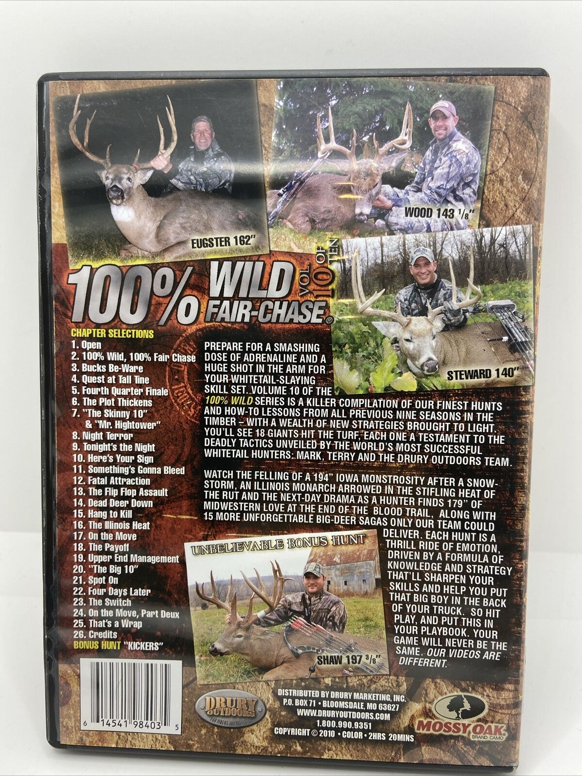 Drury Outdoors 100% Wild Fair Chase Vol. 10 New