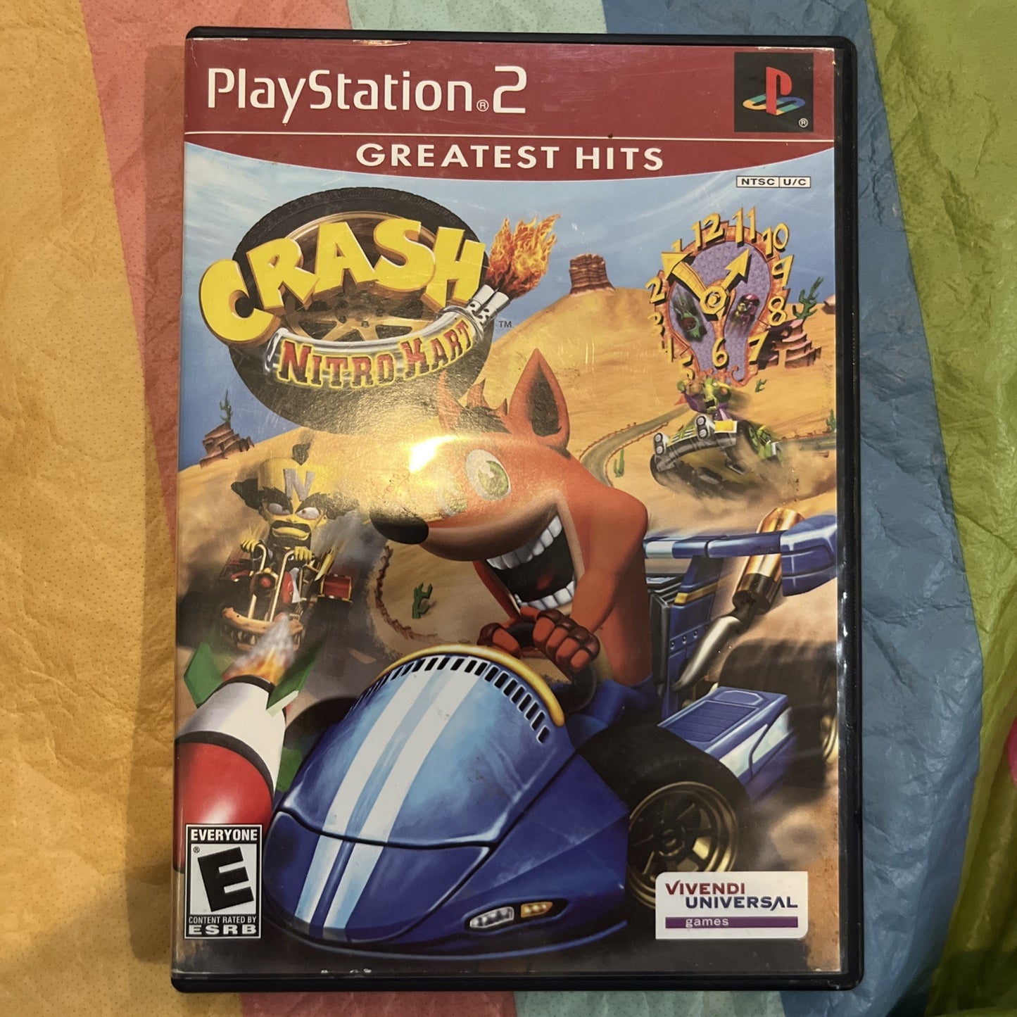 Crash Nitro Kart / Game (PS2) No Manual. Tested.