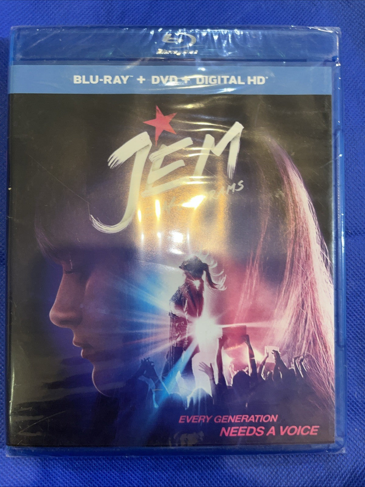 Jem and the Holograms (Blu-ray, 2015) Sealed