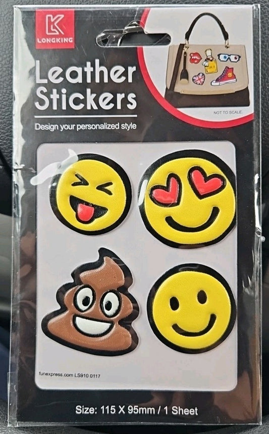K Longking Leather Stickers