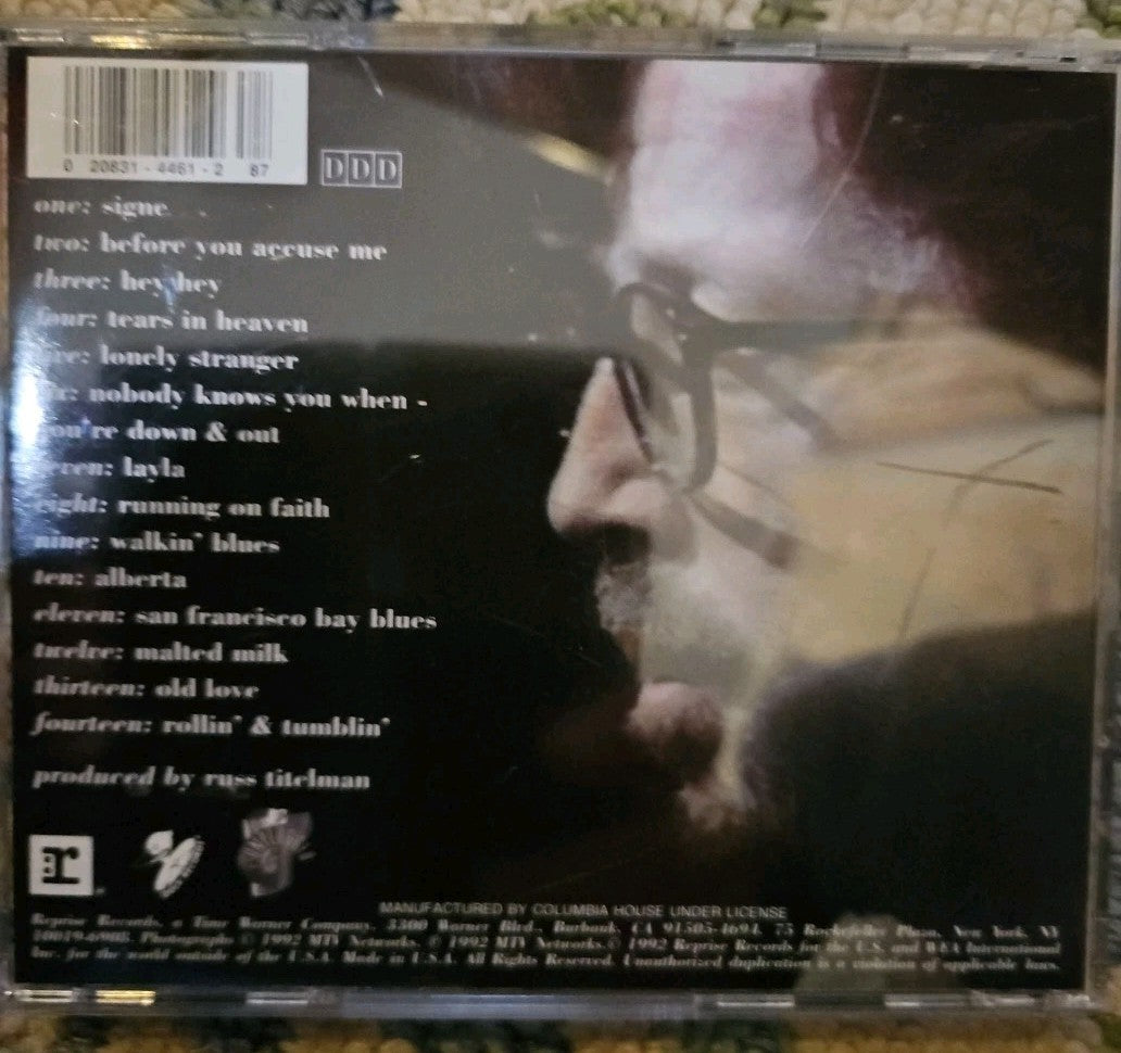 Eric Clapton Unplugged CD 1992 Reprise Records - New