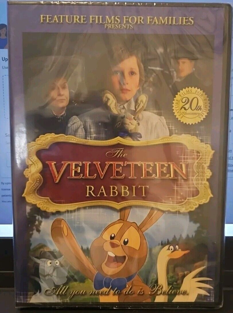 The Velveteen Rabbit FACTORY SEALED 20th Anniversary DVD 2009 Feature Films