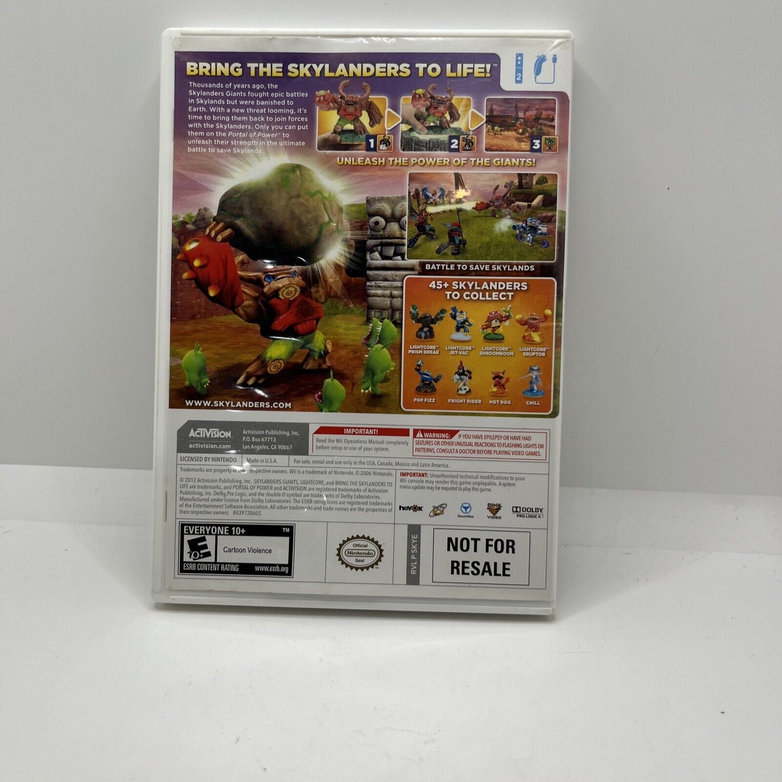 Skylanders: Giants (Nintendo Wii, 2012)