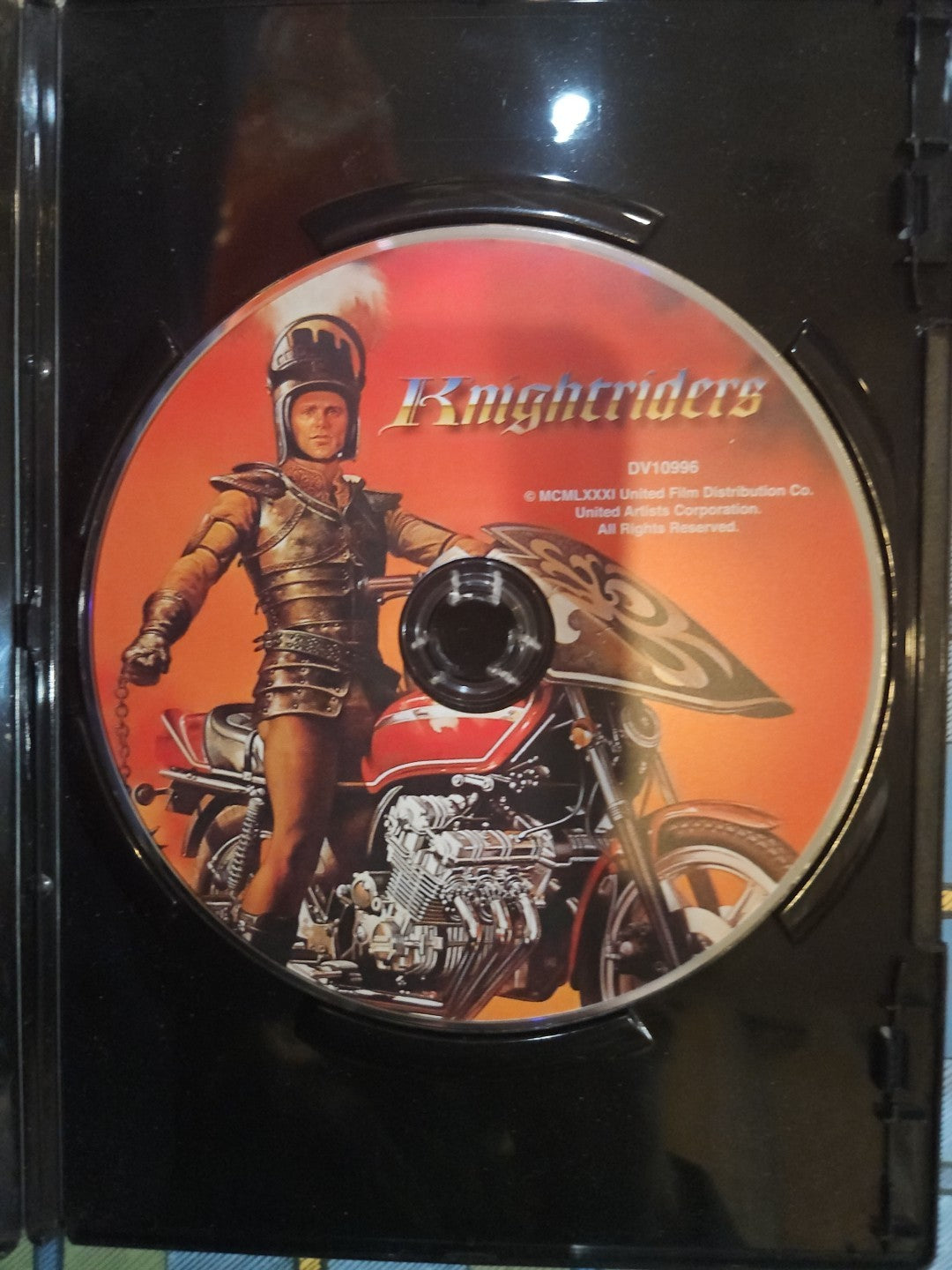 Knightriders (DVD, 1981) Tested slim case cropped artwork.