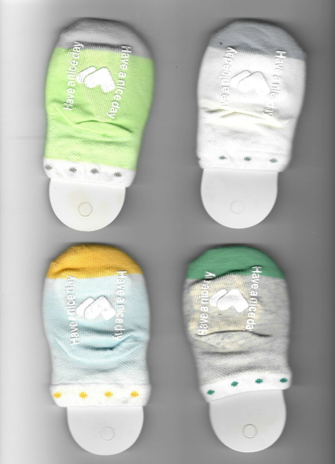 Wow Baby Show 4 Pair Socks for Infant - New - Character Footy Booties