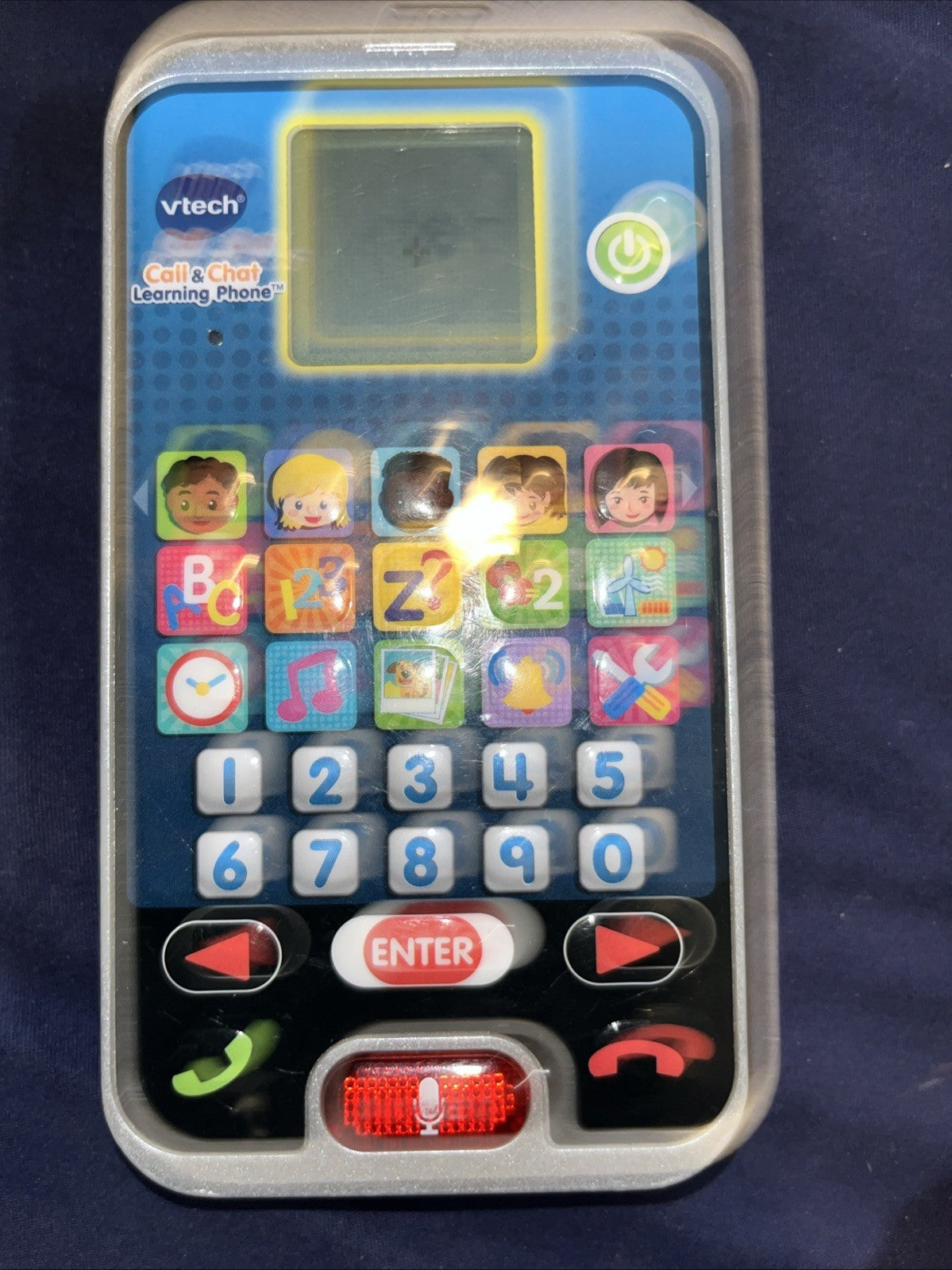 VTech Call and Chat Learning Phone 10 Games & Learning Apps WORKS! 