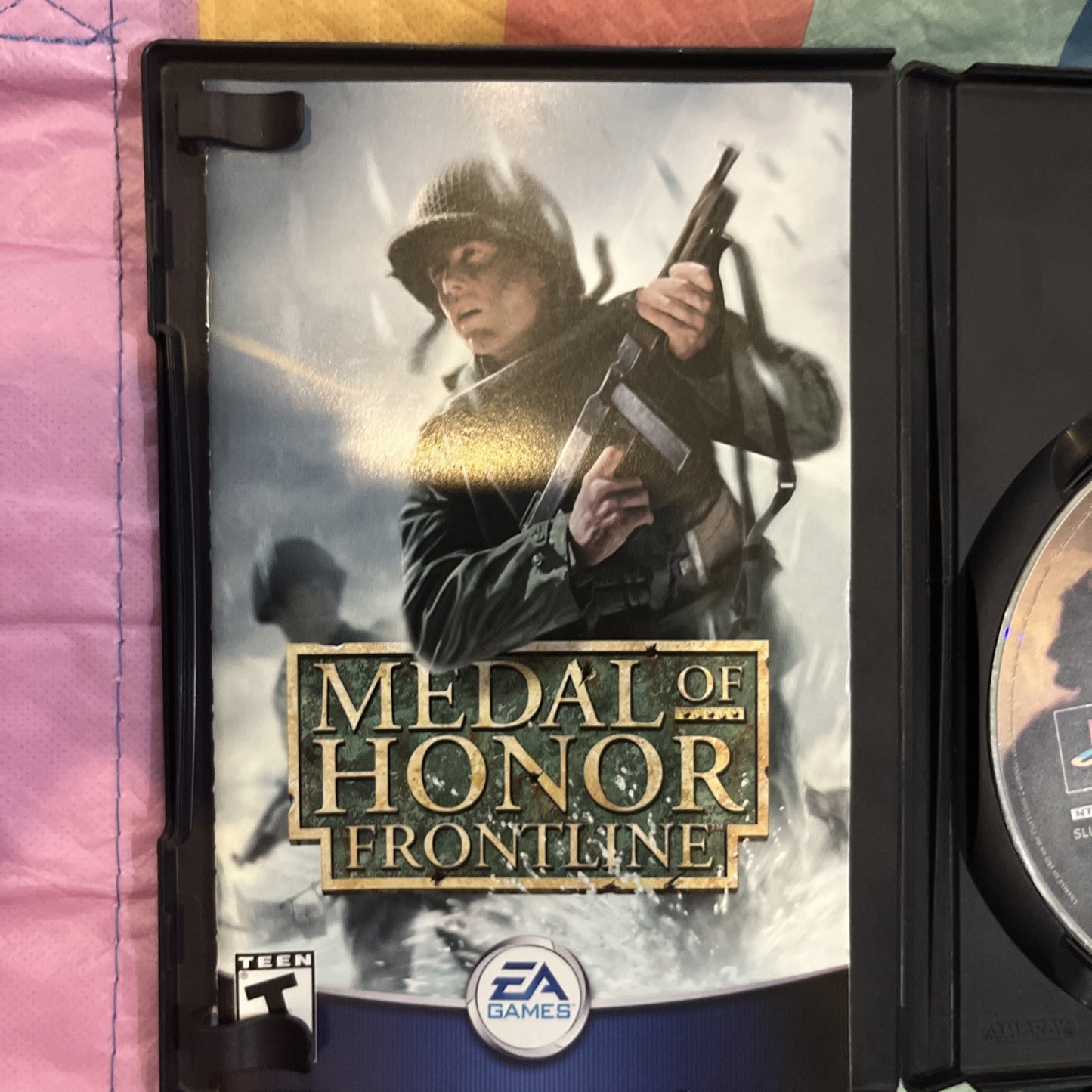 Medal of Honor: Frontline (PS2) Tested. Manual +  Reg Card. Original Case