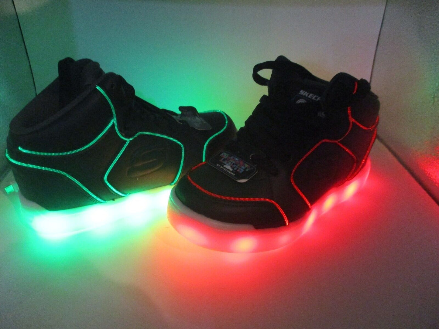BRAND NEW Kids Skechers Energy Light Ultra Size 11 High Tops Sneakers Shoes
