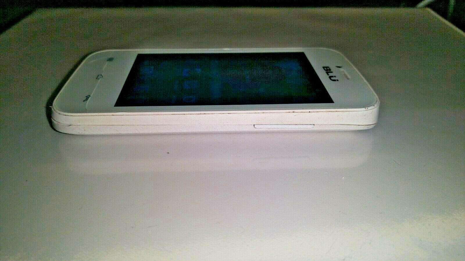  BLU Dash JR 3G D192U - White (Unlocked) Smartphone - Tested - Works