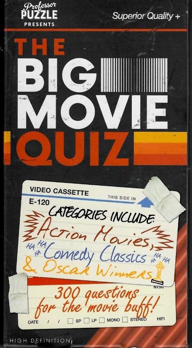 The Big Movie Quiz Trivia Game Movie Classics Set