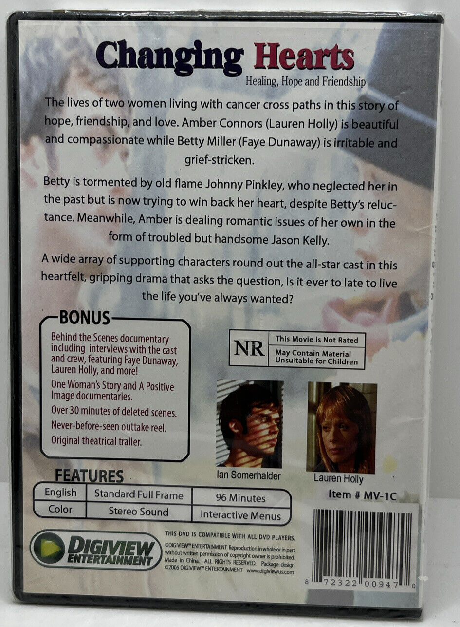 Changing Hearts (DVD, 2002) Lauren Holly, Ian Somerhalder 
