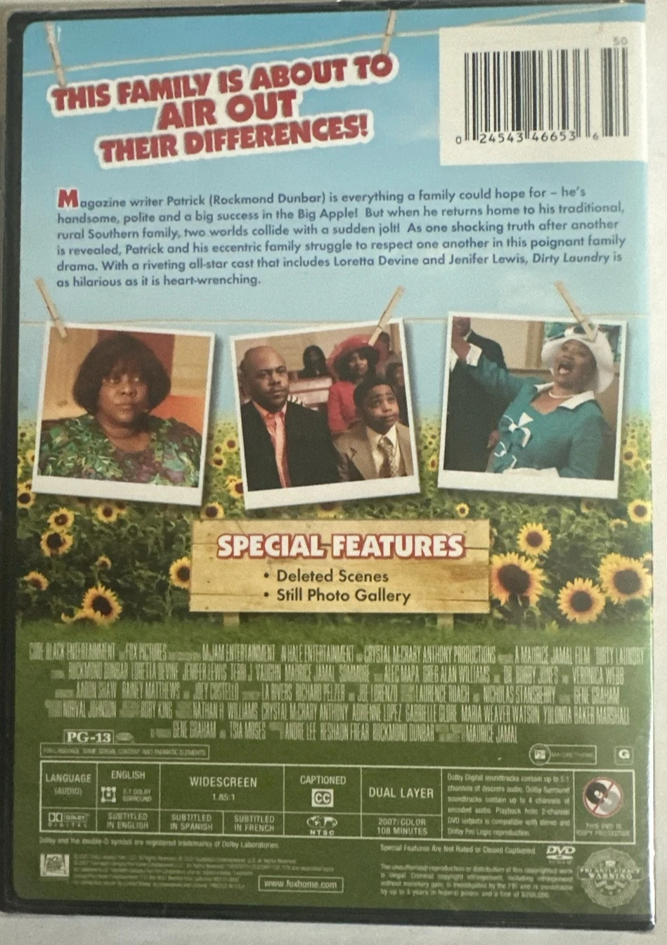 Dirty Laundry (DVD, 2009) new