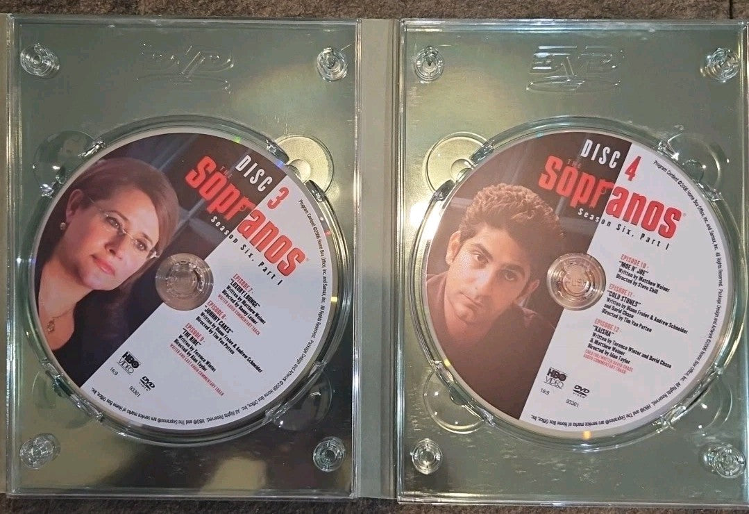 The Sopranos - Season 6, Part 1 (DVD, 2006, 4-Disc Set)