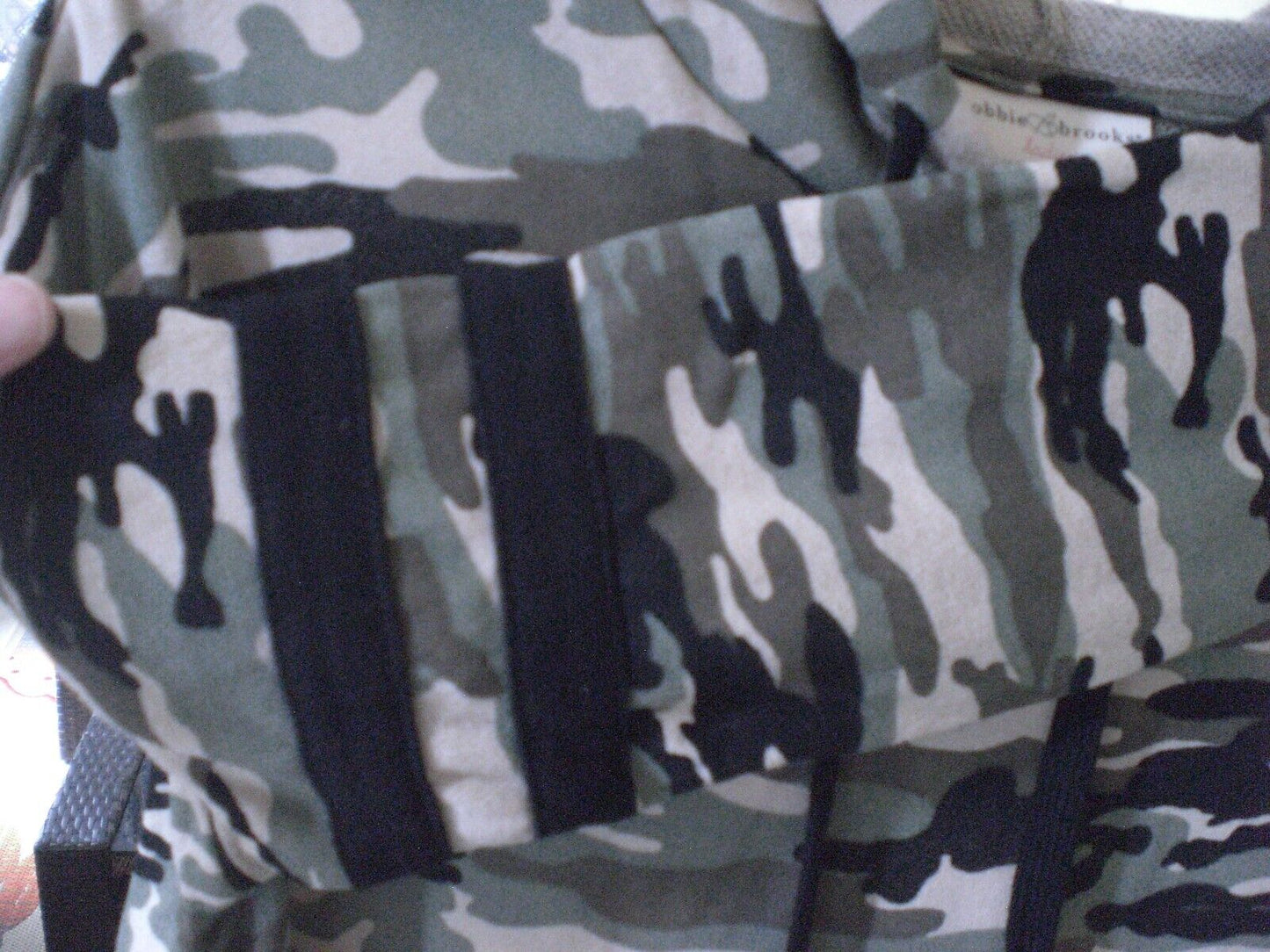 Bobbie Brooks Camo Hoodie Sweatshirt SMALL